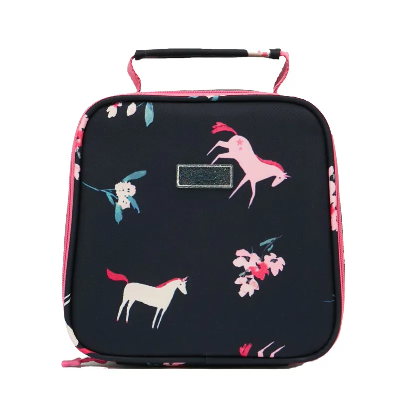 Joules Munch Bag - Navy Unicorn Floral